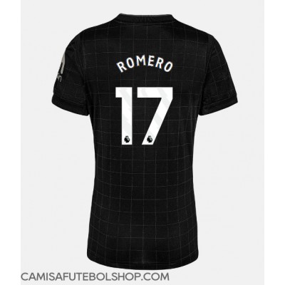 Camisa de time de futebol Tottenham Hotspur Cristian Romero #17 Replicas 2º Equipamento Feminina 2025-26 Manga Curta Camisa de time de futebol Tottenham Hotspur Cristian Romero #17 Replicas 2º Equipamento Feminina 2025-26 Manga Curta